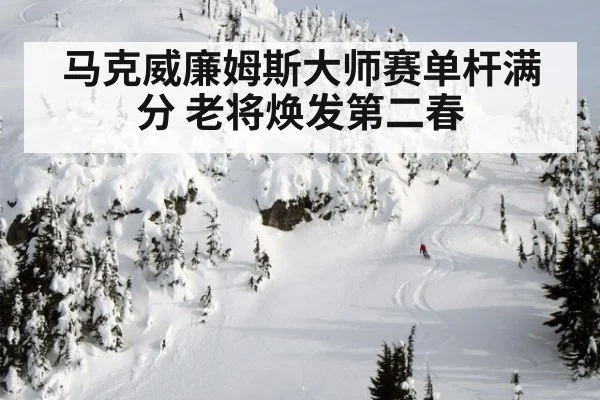 马克威廉姆斯大师赛单杆满分 老将焕发第二春